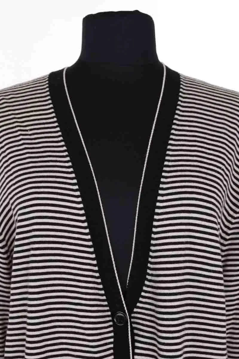 Cardigan Dries Van Noten Noir en Laine