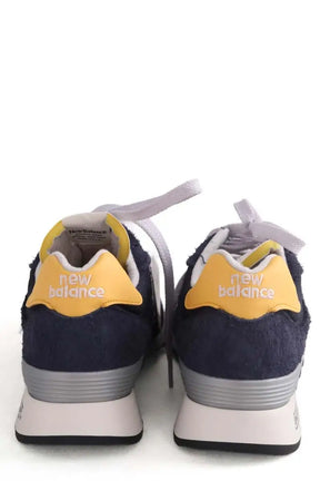 Baskets basses New Balance Marine en Tissu