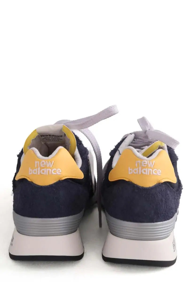 Baskets basses New Balance Marine en Tissu
