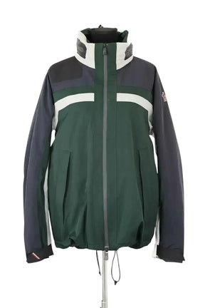 Manteau Moncler Vert en Synthétique, taille XL - Seconde Main