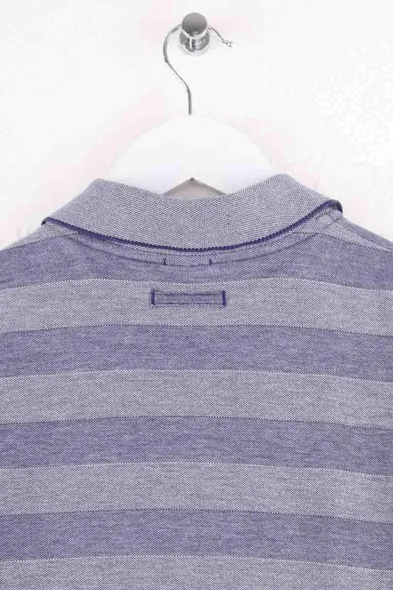 Polo Boss Bleu en Coton