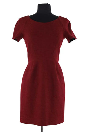 Robe The Kooples Bordeaux en Synthétique, taille XS - Seconde Main