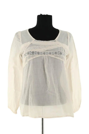 Blouse Vanessa Bruno Beige en Coton, taille M - Seconde Main