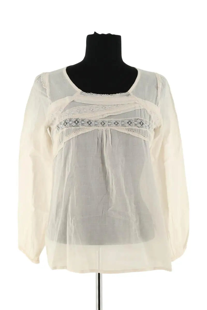 Blouse Vanessa Bruno Beige en Coton, taille M - Seconde Main