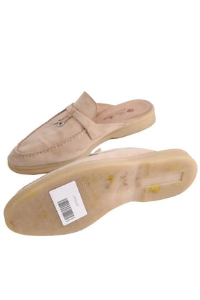 Mocassins Loro Piana Beige en Daim