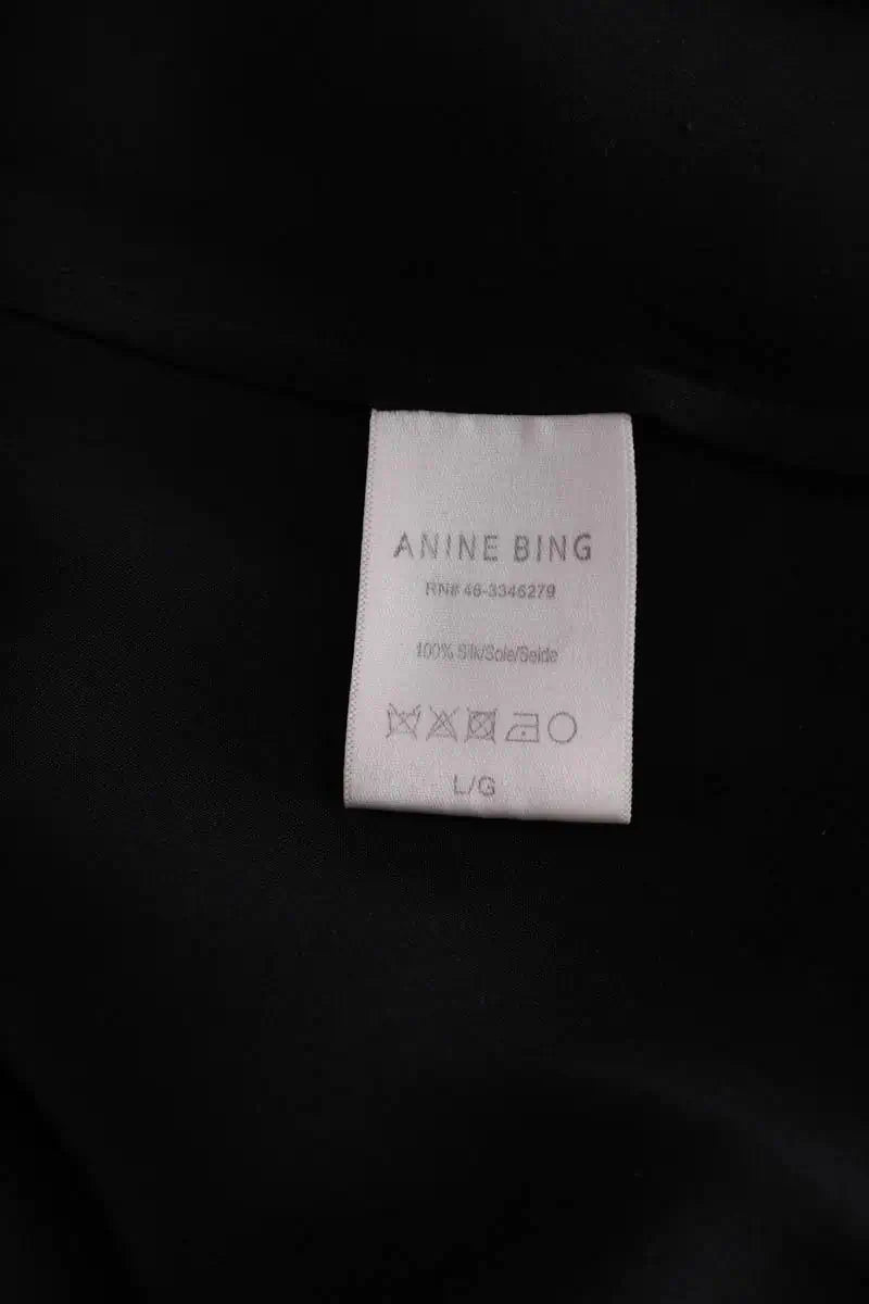 Jupe Anine Bing Noir en Soie