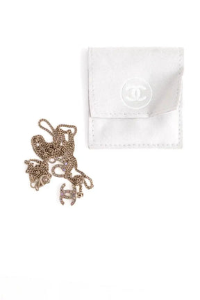 Collier Chanel Doré en Acier