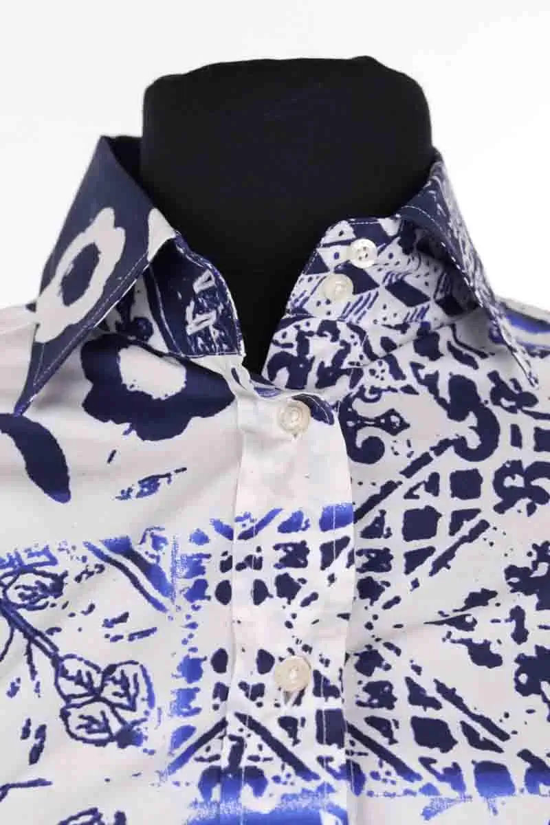 Chemise Etro Bleu en Coton