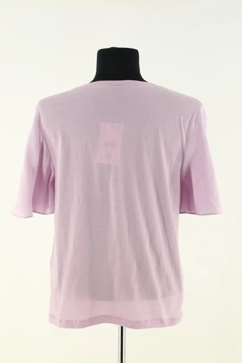 T-shirt Maje Violet en Soie