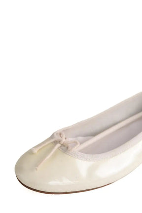 Ballerines Repetto Ecru en Cuir verni