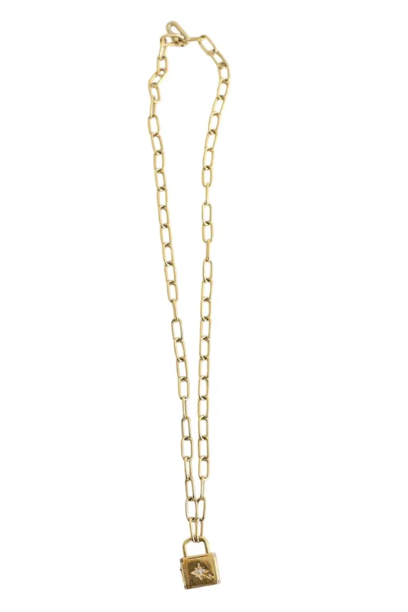 Collier APM Monaco Doré en Plaqué or, taille  - Seconde Main
