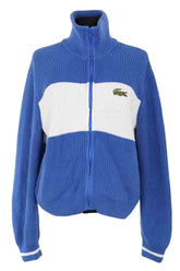Gilet Lacoste Bleu en Coton, taille S - Seconde Main