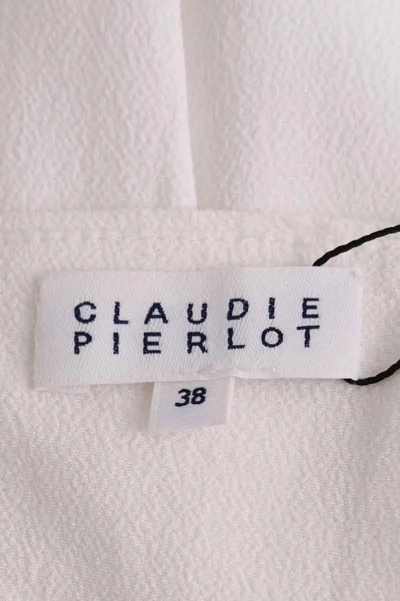 Robe Claudie Pierlot Blanc en Coton