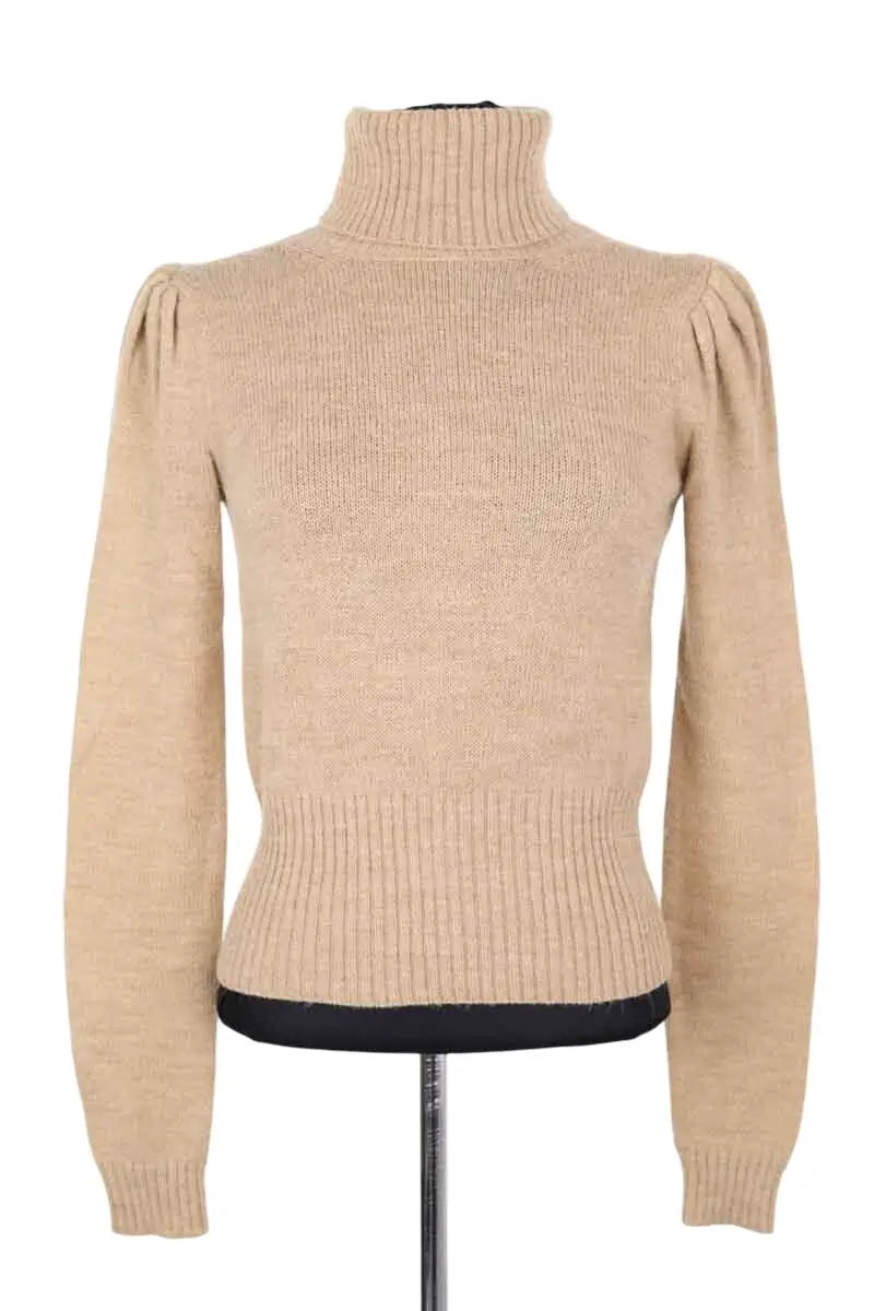 Pull Sportmax Beige en Laine, taille S - Seconde Main