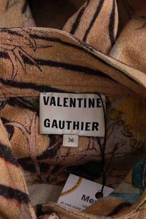 Chemise Valentine Gauthier Camel en Soie
