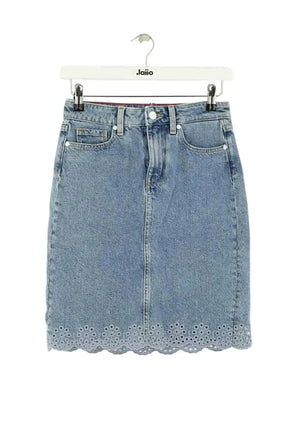 Jupe Tommy Hilfiger Bleu en Coton, taille XXS - Seconde Main