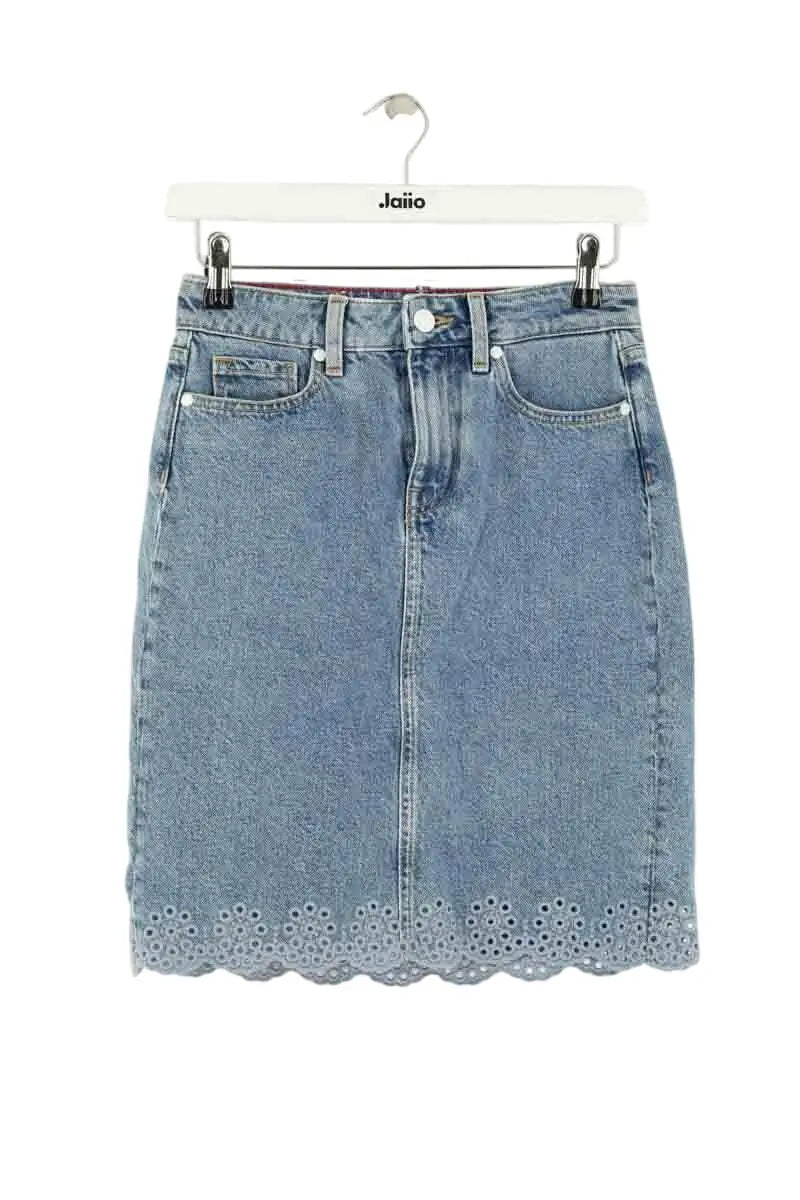 Jupe Tommy Hilfiger Bleu en Coton, taille XXS - Seconde Main