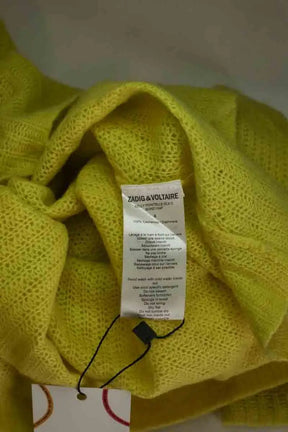 Pull Zadig & Voltaire Jaune en Cachemire