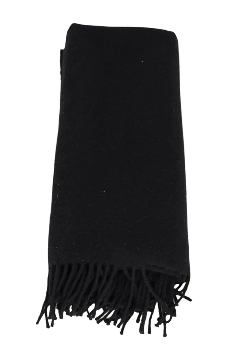 Écharpe Claudie Pierlot Noir en Laine - Seconde Main