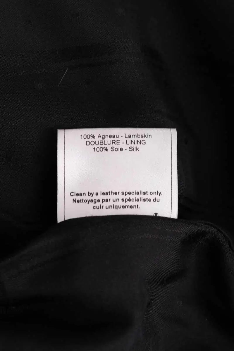Blouson John Galliano Noir en Cuir