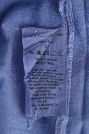 Chemise Leon & Harper Bleu en Coton