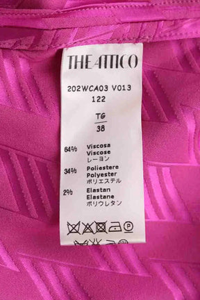 Robe The Attico Violet en Viscose