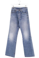 Jean large Saint Laurent Bleu en Coton, taille M - Seconde Main
