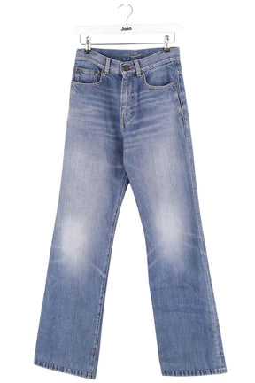 Jean large Saint Laurent Bleu en Coton, taille M - Seconde Main