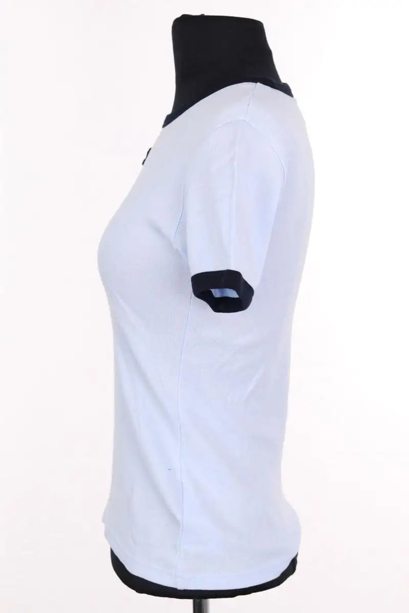 T-shirt Courrèges Bleu en Coton