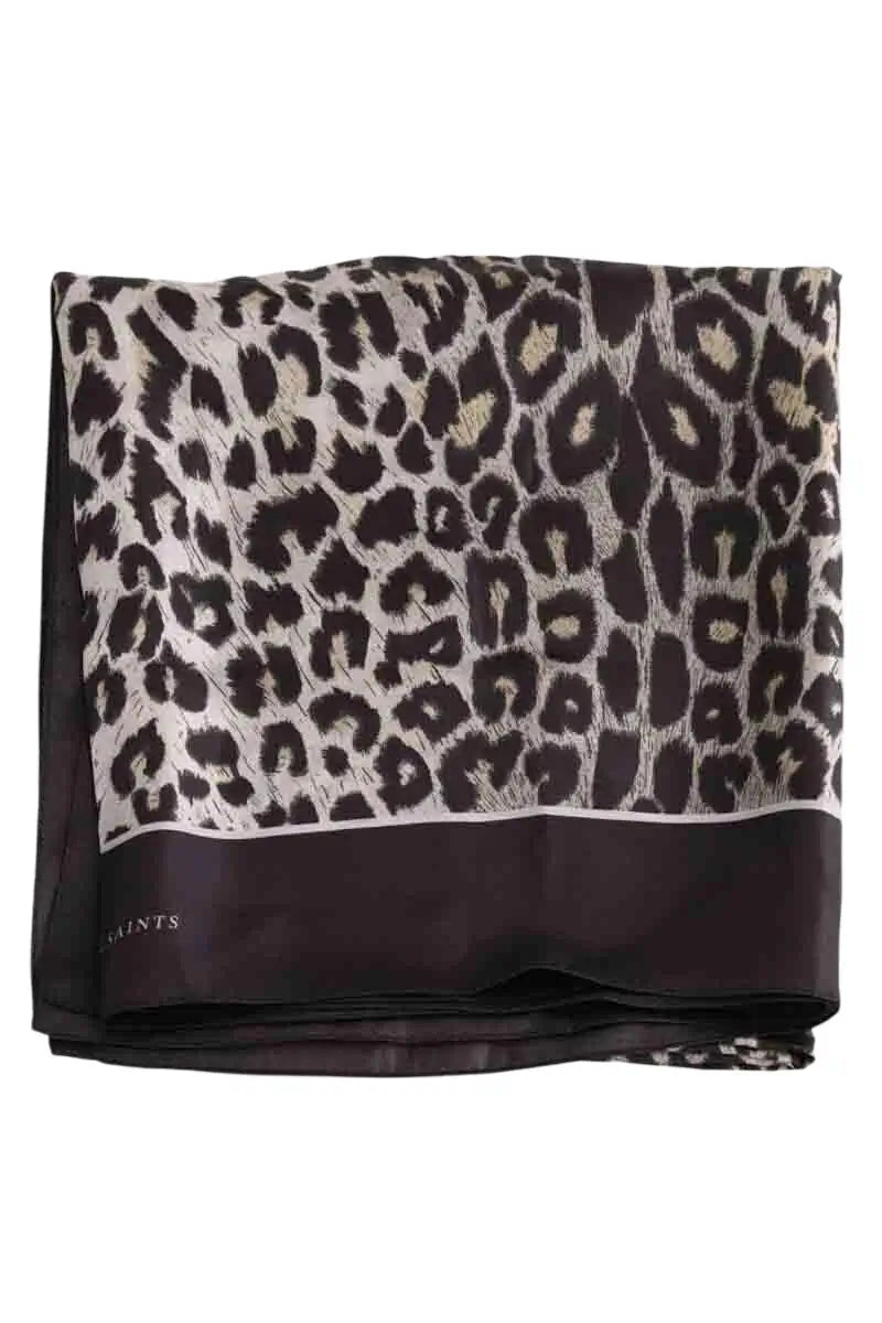 Carré All Saints Beige en Soie - Seconde Main