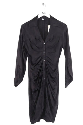 Robe The Kooples Noir en Viscose, taille XS - Seconde Main