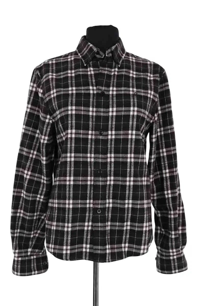 Chemise Balenciaga Noir en Coton, taille M - Seconde Main