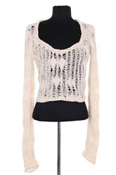Pull Acne Studios Beige en Coton, taille XS - Seconde Main