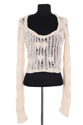 Pull Acne Studios Beige en Coton, taille XS - Seconde Main