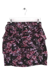Mini jupe Iro Crono Noir en Soie, taille M - Seconde Main