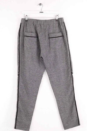 Pantalon droit Max & Moi Gris en Laine