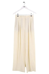 Pantalon large Vanessa Bruno Ecru en Synthétique, taille XS - Seconde Main