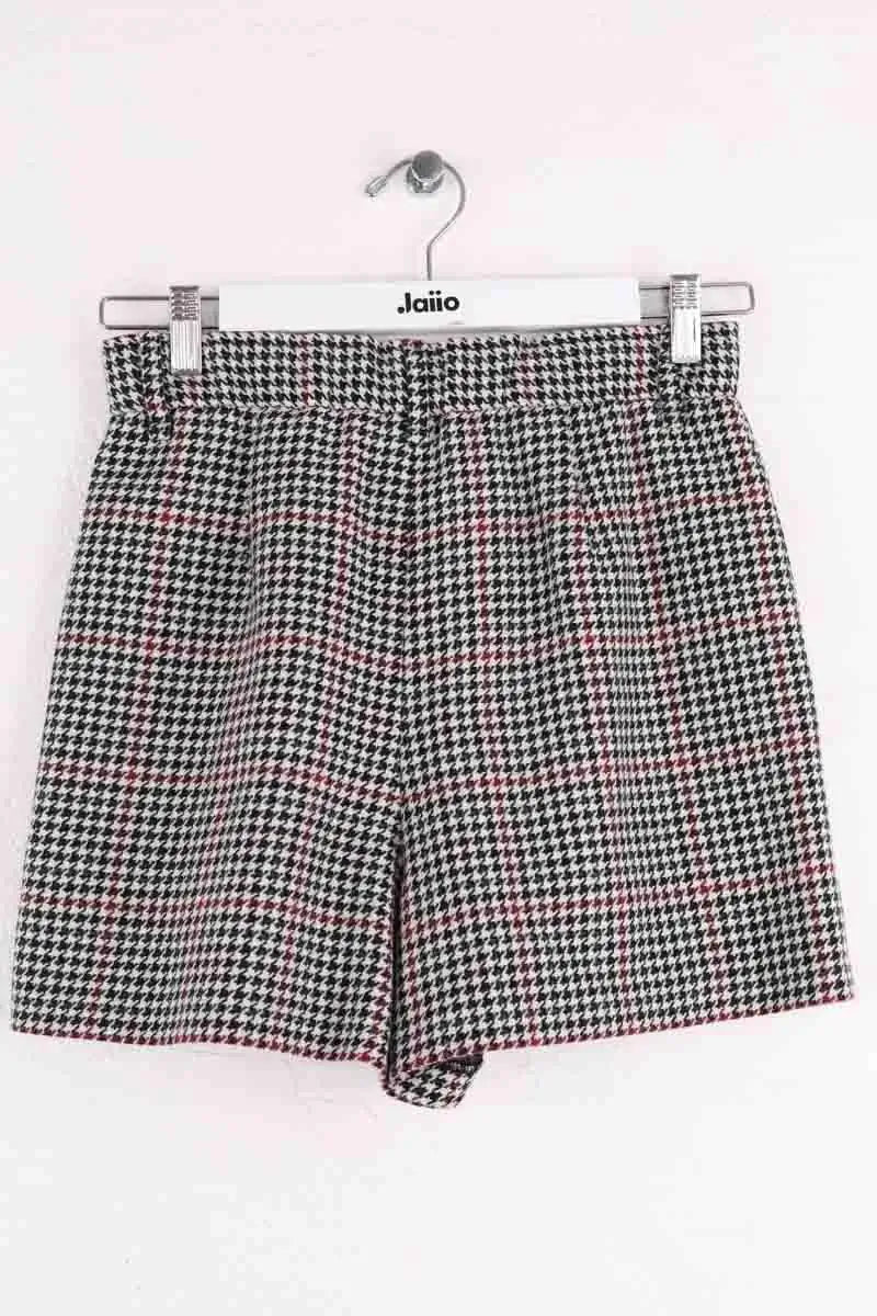 Mini short Maje Noir en Laine