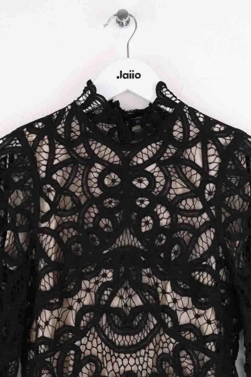 Blouse Maje Noir en Coton