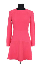 Robe Sandro Rose en Viscose, taille S - Seconde Main