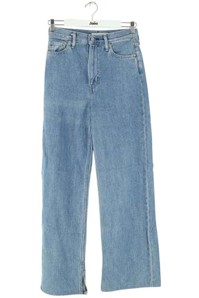 Jean large W26 L31 Ganni Bleu en Coton, taille XS - Seconde Main