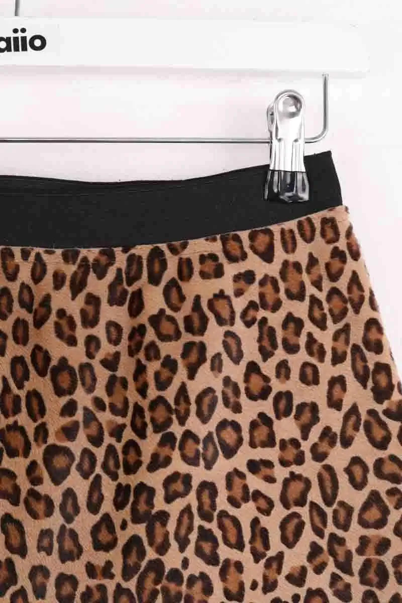 Mini short Bonpoint Marron en Cuir