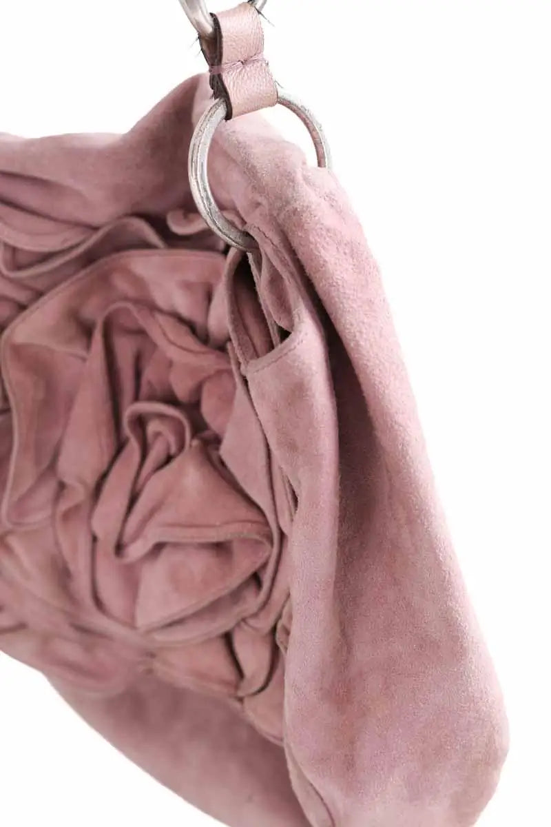Sac à main Yves Saint Laurent Rose en Daim