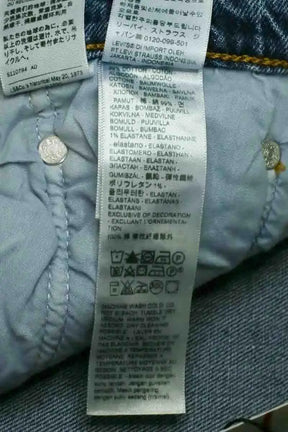 Jean droit Levi's Blanc en Coton