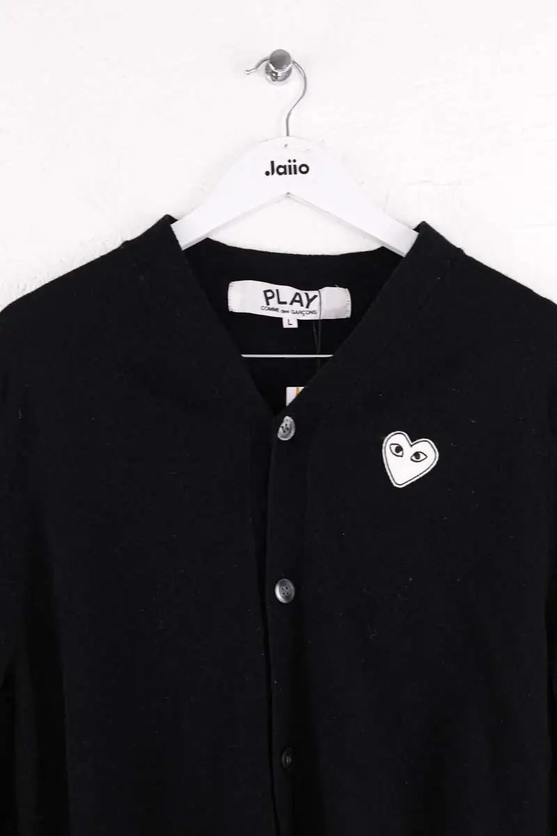 Cardigan Comme Des Garçons Noir en Laine