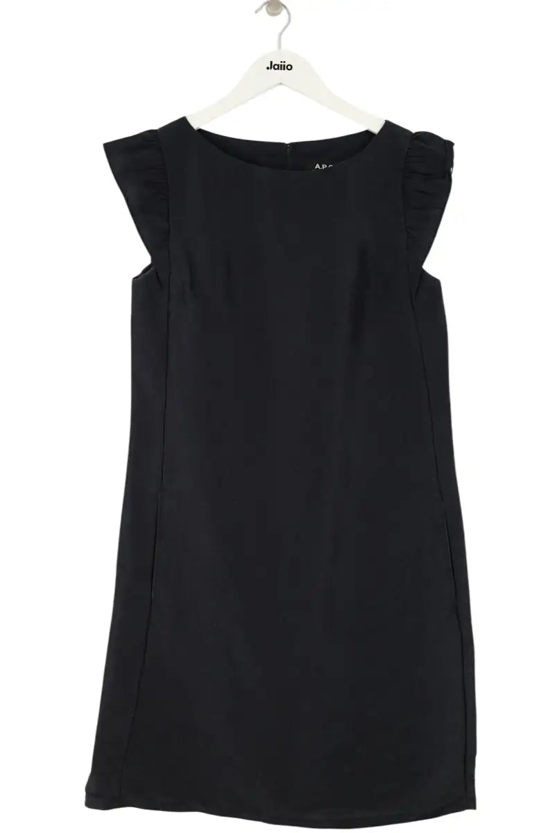 Robe APC Noir en Coton, taille XS - Seconde Main
