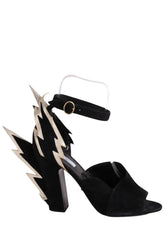 Talons Prada Noir en Daim, taille 41 - Seconde Main