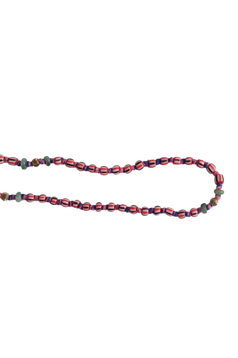 Collier Marie Lichtenberg Rose en Tissu - Seconde Main