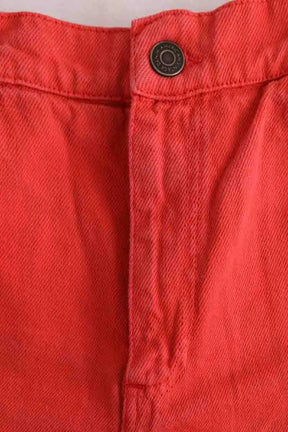 Mini short American Vintage Orange en Coton