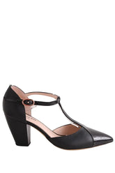 Talons Repetto Noir en Cuir, taille 38 - Seconde Main